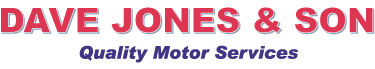 Dave Jones and Son Quality Motor Services Logo